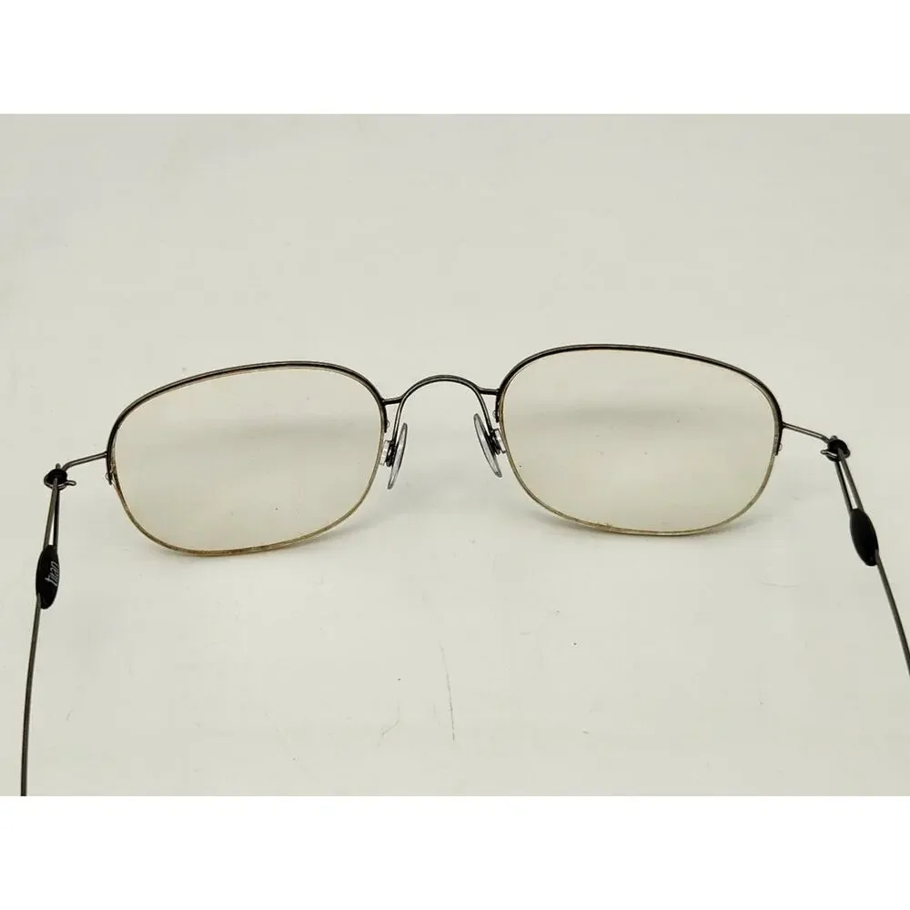 Silhouette Small Eyeglasses Titan Gunmetal Half Rim Frame Only Austria